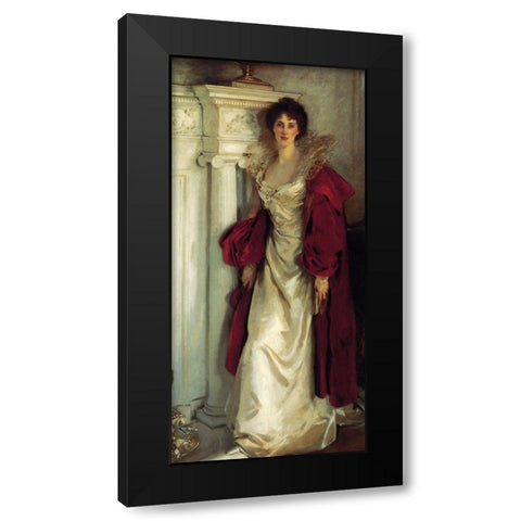 Winifred Duchess Of Portland Black Modern Wood Framed Art Print with Double Matting by Sargent, John Singer