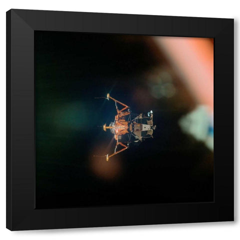Eagle the Apollo 11 Lunar Module, 1969 Black Modern Wood Framed Art Print by NASA