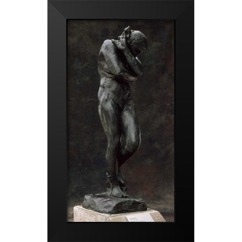 Eve, ca. 1881 Black Modern Wood Framed Art Print by Rodin, Auguste