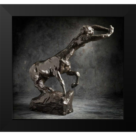Female Centaur, ca. 1887-1889 Black Modern Wood Framed Art Print by Rodin, Auguste