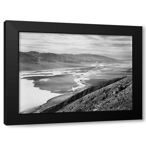 Death Valley National Monument, California - National Parks and Monuments, 1941 Black Modern Wood Framed Art Print by Adams, Ansel