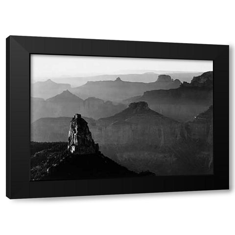 Grand Canyon National Park, Arizona - National Parks and Monuments, 1941 Black Modern Wood Framed Art Print with Double Matting by Adams, Ansel