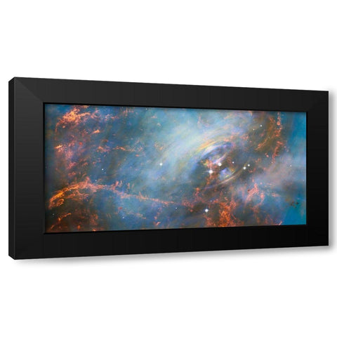 Core of the Crab Nebula Black Modern Wood Framed Art Print by NASA