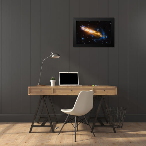 Calabash Nebula - OH 231.84 +4.22 Black Modern Wood Framed Art Print by NASA