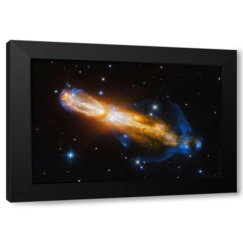 Calabash Nebula - OH 231.84 +4.22 Black Modern Wood Framed Art Print by NASA