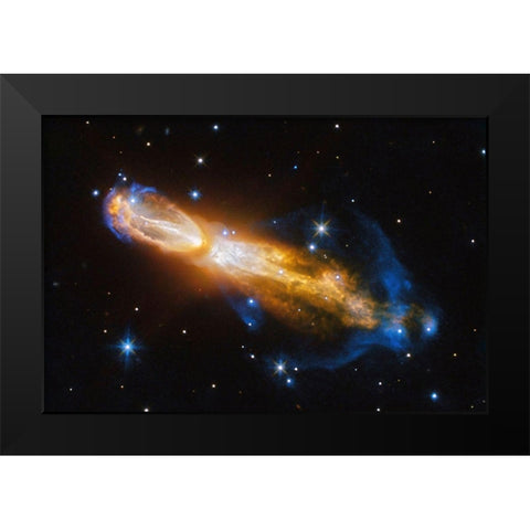 Calabash Nebula - OH 231.84 +4.22 Black Modern Wood Framed Art Print by NASA