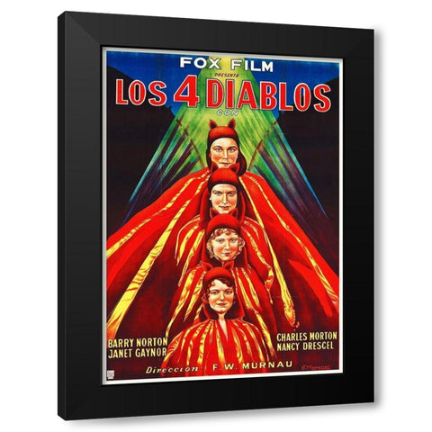 4 Diabalos Black Modern Wood Framed Art Print with Double Matting by Hollywood Photo Archive