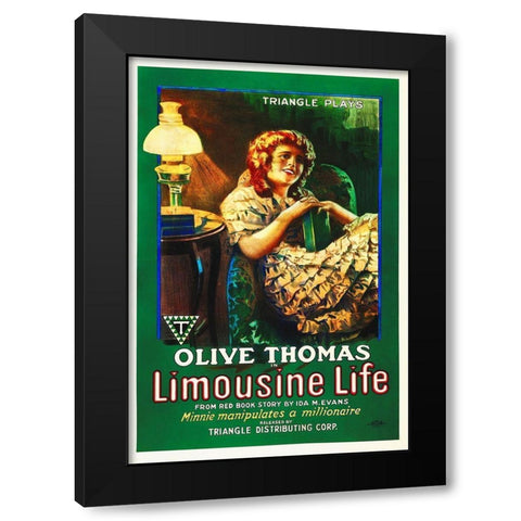 Limosine Life Black Modern Wood Framed Art Print by Hollywood Photo Archive