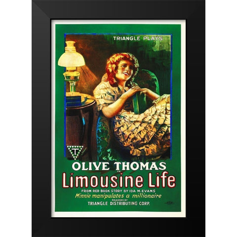 Limosine Life Black Modern Wood Framed Art Print by Hollywood Photo Archive