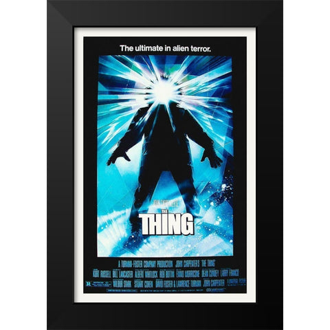 The Thing Black Modern Wood Framed Art Print by Hollywood Photo Archive