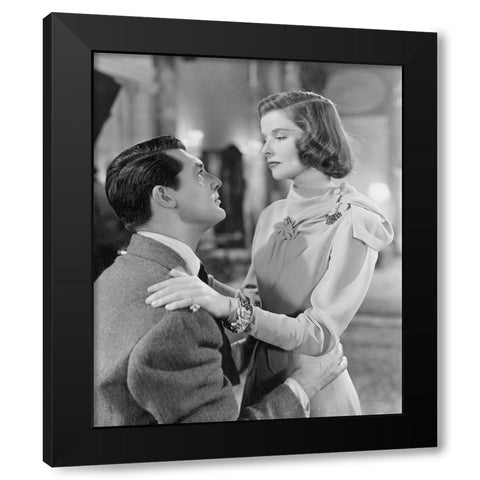 Cary Grant Black Modern Wood Framed Art Print with Double Matting by Hollywood Photo Archive