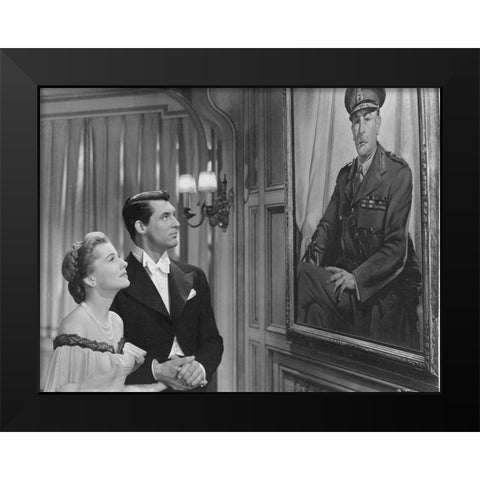 Cary Grant Black Modern Wood Framed Art Print by Hollywood Photo Archive