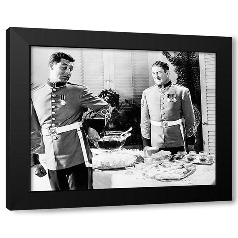 Cary Grant - Gunga Din Black Modern Wood Framed Art Print with Double Matting by Hollywood Photo Archive