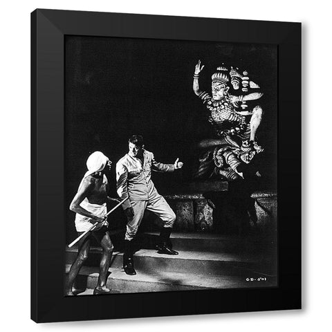 Cary Grant - Gunga Din Black Modern Wood Framed Art Print by Hollywood Photo Archive