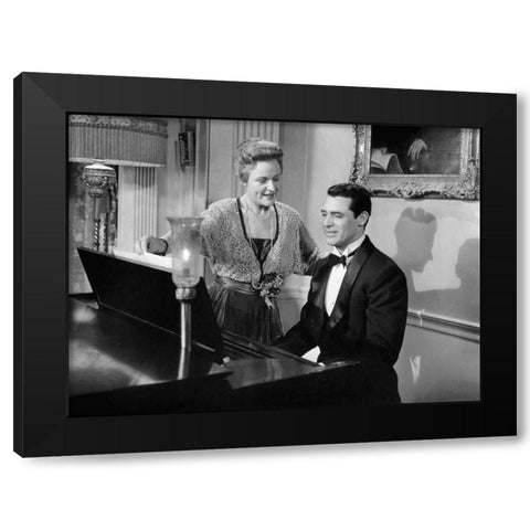 Cary Grant - Night and Day Black Modern Wood Framed Art Print with Double Matting by Hollywood Photo Archive
