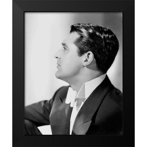 Cary Grant Black Modern Wood Framed Art Print by Hollywood Photo Archive