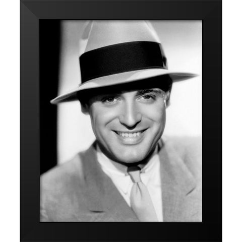 Cary Grant Black Modern Wood Framed Art Print by Hollywood Photo Archive