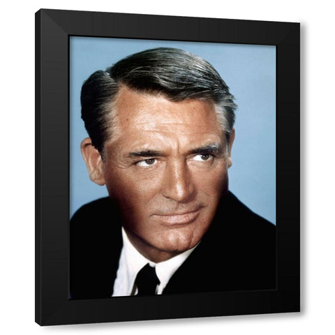 Cary Grant Black Modern Wood Framed Art Print with Double Matting by Hollywood Photo Archive