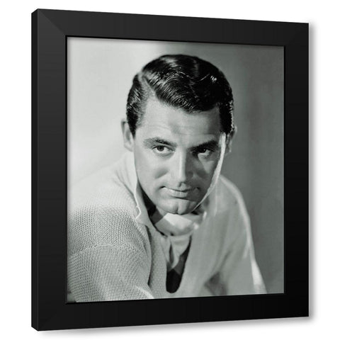 Cary Grant Black Modern Wood Framed Art Print with Double Matting by Hollywood Photo Archive