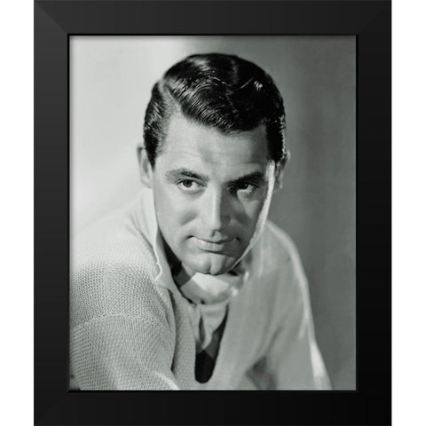 Cary Grant Black Modern Wood Framed Art Print by Hollywood Photo Archive