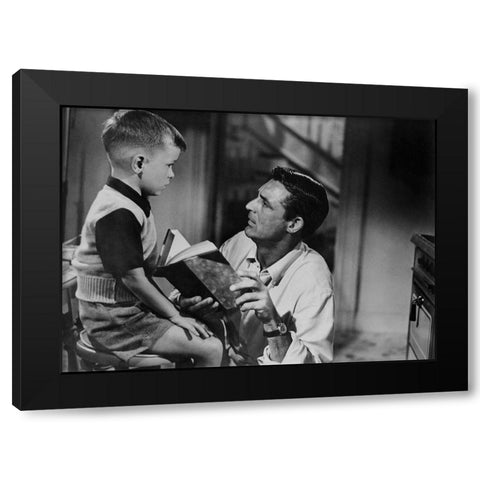 Cary Grant - Room For One More Black Modern Wood Framed Art Print with Double Matting by Hollywood Photo Archive
