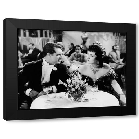 Cary Grant - The Toast of New York Black Modern Wood Framed Art Print with Double Matting by Hollywood Photo Archive
