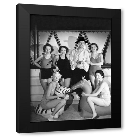 Cary Grant - The Woman Accused Black Modern Wood Framed Art Print with Double Matting by Hollywood Photo Archive