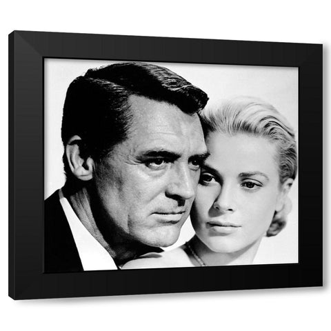 Cary Grant - To Catch A Thief Black Modern Wood Framed Art Print with Double Matting by Hollywood Photo Archive