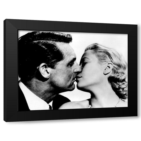 Cary Grant - To Catch A Thief Black Modern Wood Framed Art Print with Double Matting by Hollywood Photo Archive