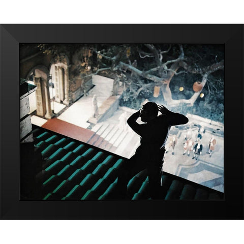 Cary Grant - To Catch A Thief Black Modern Wood Framed Art Print by Hollywood Photo Archive