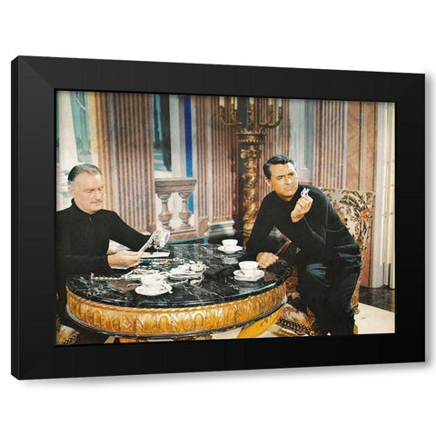 Cary Grant - To Catch A Thief Black Modern Wood Framed Art Print with Double Matting by Hollywood Photo Archive