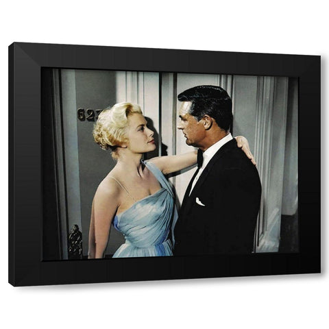 Cary Grant - To Catch A Thief Black Modern Wood Framed Art Print with Double Matting by Hollywood Photo Archive