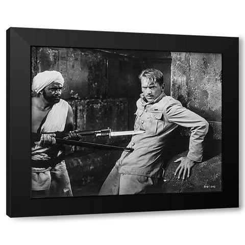 Douglas Fairbanks - Gunga Din Black Modern Wood Framed Art Print with Double Matting by Hollywood Photo Archive
