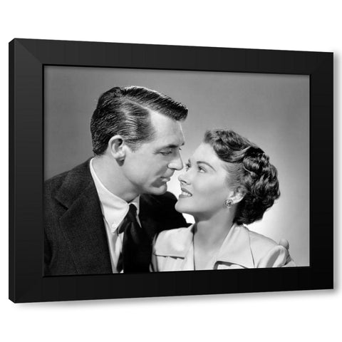 Cary Grant - Crisis Black Modern Wood Framed Art Print by Hollywood Photo Archive