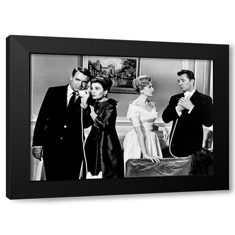 Cary Grant - The Grass is Greener Black Modern Wood Framed Art Print by Hollywood Photo Archive