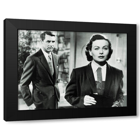 Cary Grant - People Will Talk Black Modern Wood Framed Art Print with Double Matting by Hollywood Photo Archive