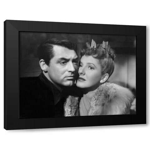 Cary Grant - The Talk of the Town Black Modern Wood Framed Art Print by Hollywood Photo Archive