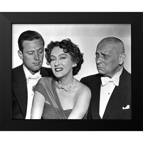 Sunset Boulevard Black Modern Wood Framed Art Print by Hollywood Photo Archive