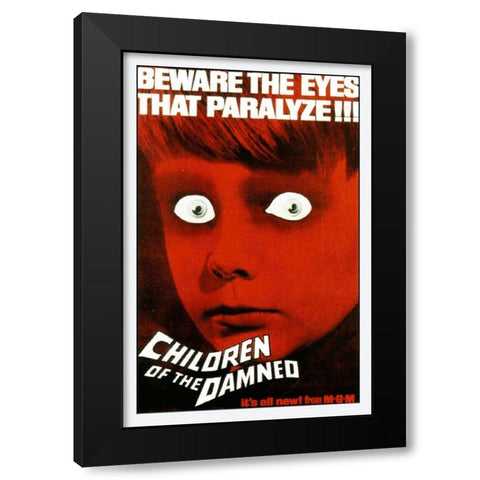 Children of the Damned Black Modern Wood Framed Art Print with Double Matting by Hollywood Photo Archive
