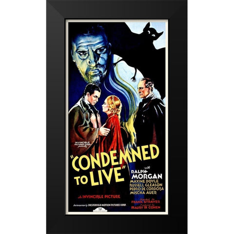 Condemned to Live Black Modern Wood Framed Art Print by Hollywood Photo Archive