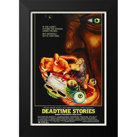 Deadtime Stories Black Modern Wood Framed Art Print by Hollywood Photo Archive
