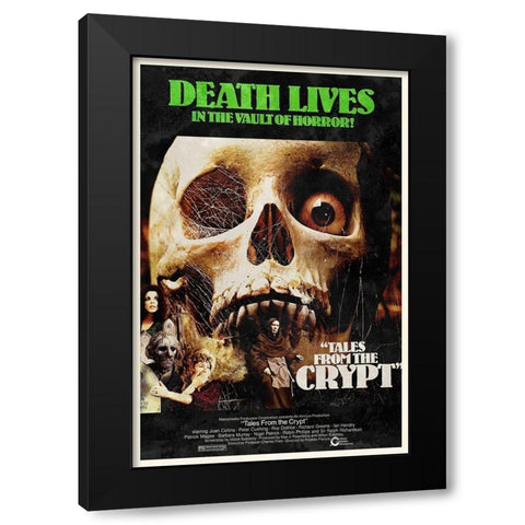 Tales from the Crypt Black Modern Wood Framed Art Print with Double Matting by Hollywood Photo Archive