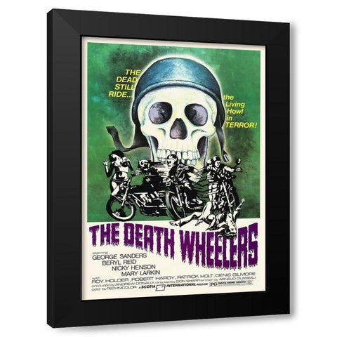 Death Wheelers Black Modern Wood Framed Art Print with Double Matting by Hollywood Photo Archive