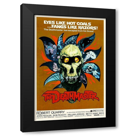 Deathmaster Black Modern Wood Framed Art Print by Hollywood Photo Archive
