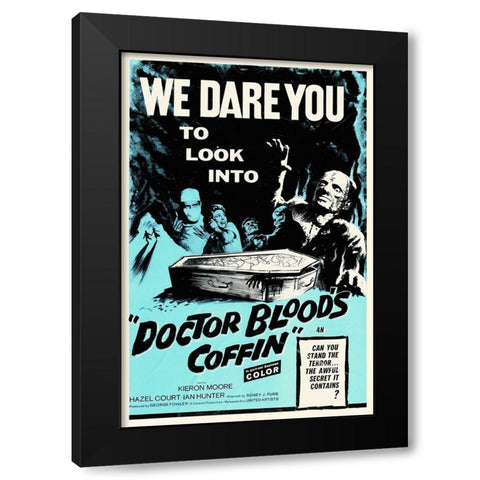 Doctor Bloods Coffin Black Modern Wood Framed Art Print with Double Matting by Hollywood Photo Archive