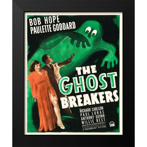 The Ghost Breakers Black Modern Wood Framed Art Print by Hollywood Photo Archive
