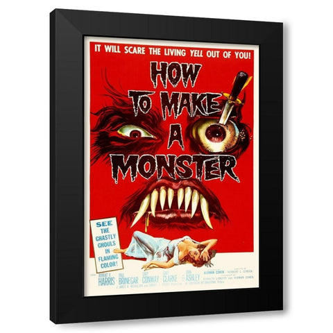 How to Make A Monster Black Modern Wood Framed Art Print with Double Matting by Hollywood Photo Archive