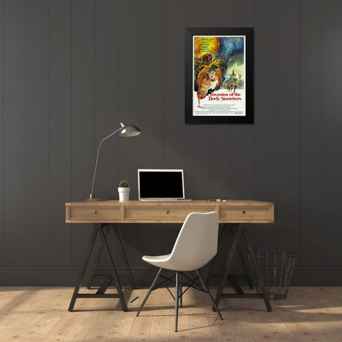 Invasion of the Body Snatchers 1978 Black Modern Wood Framed Art Print by Hollywood Photo Archive