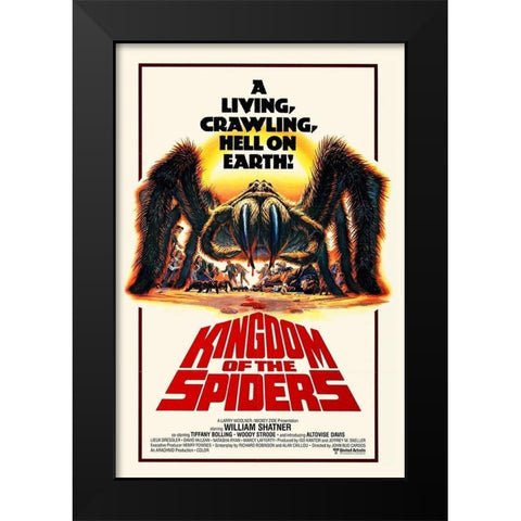 Kingdom of The Spiders Black Modern Wood Framed Art Print by Hollywood Photo Archive