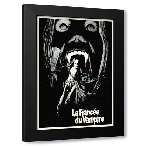 La Fiancee du Vampire Black Modern Wood Framed Art Print with Double Matting by Hollywood Photo Archive